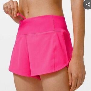 LULULEMON Speed Up Short Pink Highlight